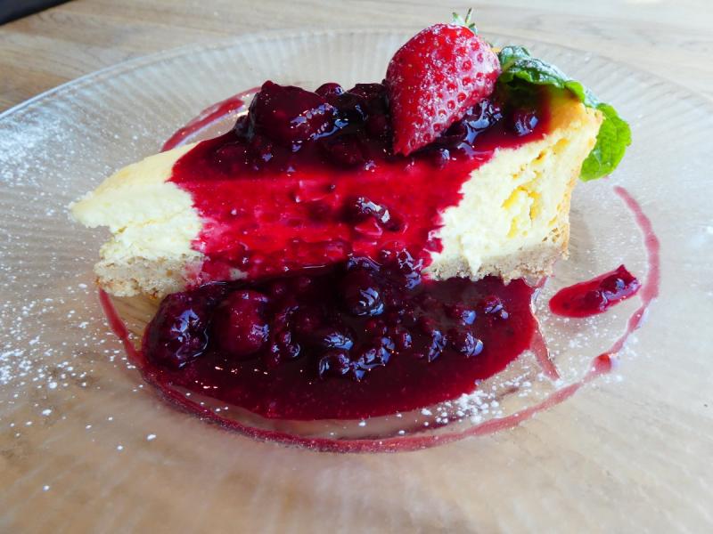 Black Forest cheesecake